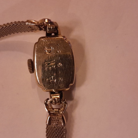 Lady Elgin 14k Gold Filled Wristwatch Watch Circa 1954 - Picture 6 of 8